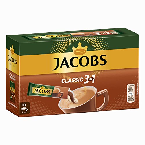Jacobs 3in1 löslicher Kaffee, Instantkaffee, 3er Pack, 3 x 10 Becherportionen – Bild 6