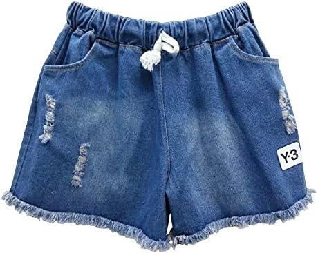 Wxian Women's Classic Broken Holes Denim Shorts
