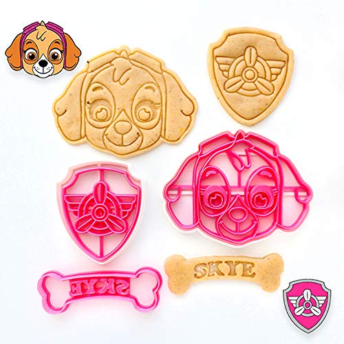 Cookie Cutter by 3DForme, Dog Skye PAW Patrol Hat Cake Fondant Frame Mold for Buscuit