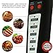 Digital Meat Thermometer Fork for Grilling and Barbecue Fast Read Electronic Probes with Ready Alarm Quick Accurate BBQ Temperature for Steak Chicken Hot Grilled Food