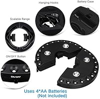 Amazon Com Oyoco Patio Umbrella Light 3 Brightness Modes Cordless 28 Led Lights At 200 Lumens 4 X Aa Battery Operated Umbrella Pole Light For Patio Umbrellas Camping Tents Or Outdoor Use 28led Bright White Home Improvement