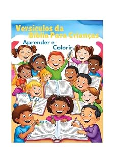 Livro Versículos da Bíblia para Criança: Aprender e Colorir