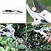 vilapur Pruning Shears,8 Inch Professional Pulley Shears SK-5 Steel Blade Sharp Anvil Hand Pruner with Safety Lock Less Effort Garden Tree Clippers