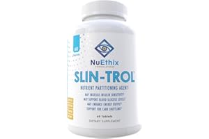 NuEthix Formulations SLIN-Trol GDA+ - Supports Blood Glucose Balance, Weight Management, Immune Support, Heart Health, Vascularity, Muscle Fullness Supplement - for Men & Women - USA Made Supplements