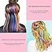 Hair Chalk for Girls Kids Temporary Hair Color 12 Colors Non-Toxic Washable Hair Chalk Pens for Dark Hair and Blonde Brown Auburn Hair Birthday Present