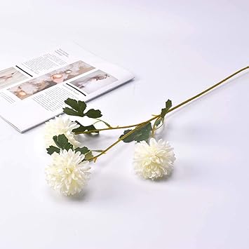 Amazon Co Jp ファッション 人工シルクドライフラワーフラワーアレンジメントフェイクブーケウェディングホームフローラルデコレーション ピンク ホワイト 贈り物 A スポーツ アウトドア