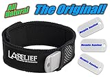 Mosquito Repellent Bracelet, Plus 4 essential oils Diffuser Refills Set, 100% Pure Therapeutic Grade. Guaranteed to work ! No Spray or oil mess. All natural - Deet free. Life time guarantee !(black)