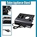 Black Tabletop Hair Iron & Blow Dryer Holder – Salon Appliance Stand Barber Shop Bathroom Bedroom/w 6FT Power Outletthumb 1