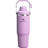 Stanley IceFlow 2.0 Fast Flow Tumbler with Handle 30 oz | Twist On Angled Spout Lid | Leakproof Water Bottle | Insulated Stainless Steel | BPA-Free | Lilac