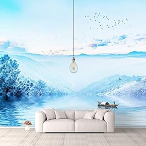 Wall Murals for Bedroom Traditional Chinese Landscape View Large Removable Wallpaper Peel and Stick Wall Stickers - 66x96 inches