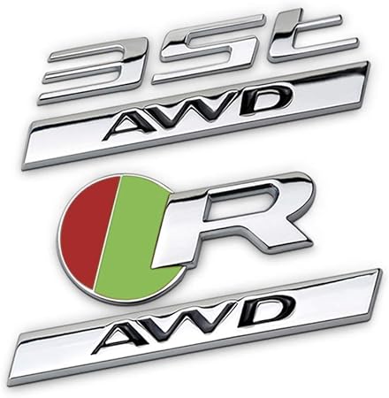 Amazon 1ピース3dメタル25 T 35 T Awd車のサイドフェンダーリアトランクエンブレムバッジステッカーデカール用ジャガーf Pace ステッカー デカール 車 バイク