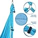 Yoga Swing – Antigravity Yoga Hammock – Aerial Trapeze – Sling – Inversion Tool for Back Pain Relief – 2 Hanging Straps – 4 Heavy Duty Carabiners – 6 EVA Handles and Beginner PDF Guide Included.