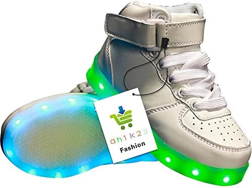 Toddler Little/Big Kid Boy Girl USB Flashing LED Light Shoes Sneaker