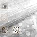 Carttiya Clear Shower Curtain Liner, EVA PEVA Bath Curtain Mildew Resistant Anti-Bacterial Clear - Non Toxic, Eco-Friendly, No Chemical Odor, 72 x 72 (Frosted)