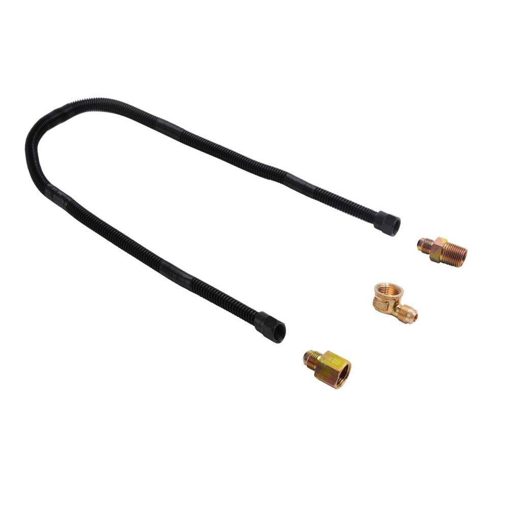 Photo 1 of Stanbroil 3/8" X 36" Non-Whistle Flexible Flex Gas Line Connector Kit for NG or LP Fire Pit and Fireplace