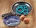 Genuine Fred CRACK-A-SMILE Silicone Egg/Pancake Mold and Plate Breakfast Set, Space