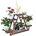 BLACKOBE Wood Plant Stand Triangular Plant Shelf 6 Pots Flower Stand Storage Rack Multi Tier Flower Display Holderthumb 1