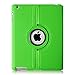 Fintie Rotating Case for iPad 4 3 2 (Old Model) 9.7 inch Tablet - 360 Degree Rotating Smart Stand Protective Cover Auto Wake/Sleep for iPad 4th Gen Retina Display, iPad 3 & iPad 2, Green