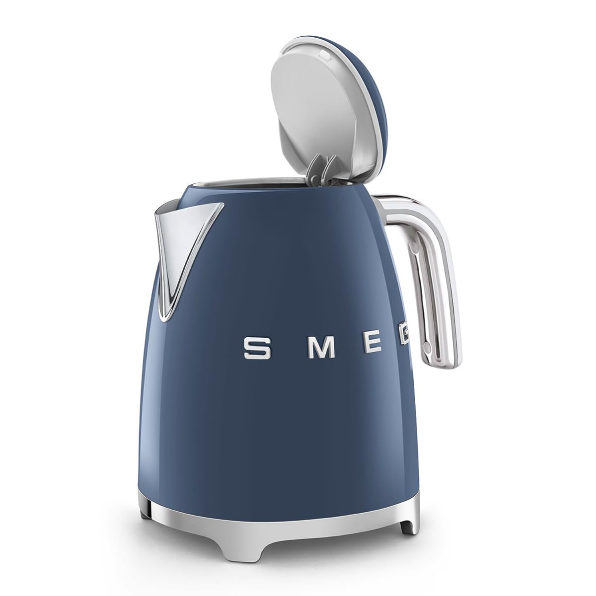 SMEG 50's Retro Style Electric Water Kettle with Automatic Shutoff, Removable Base, and Water Indicator, KLF03NBUS, Navy Blue - Image 5
