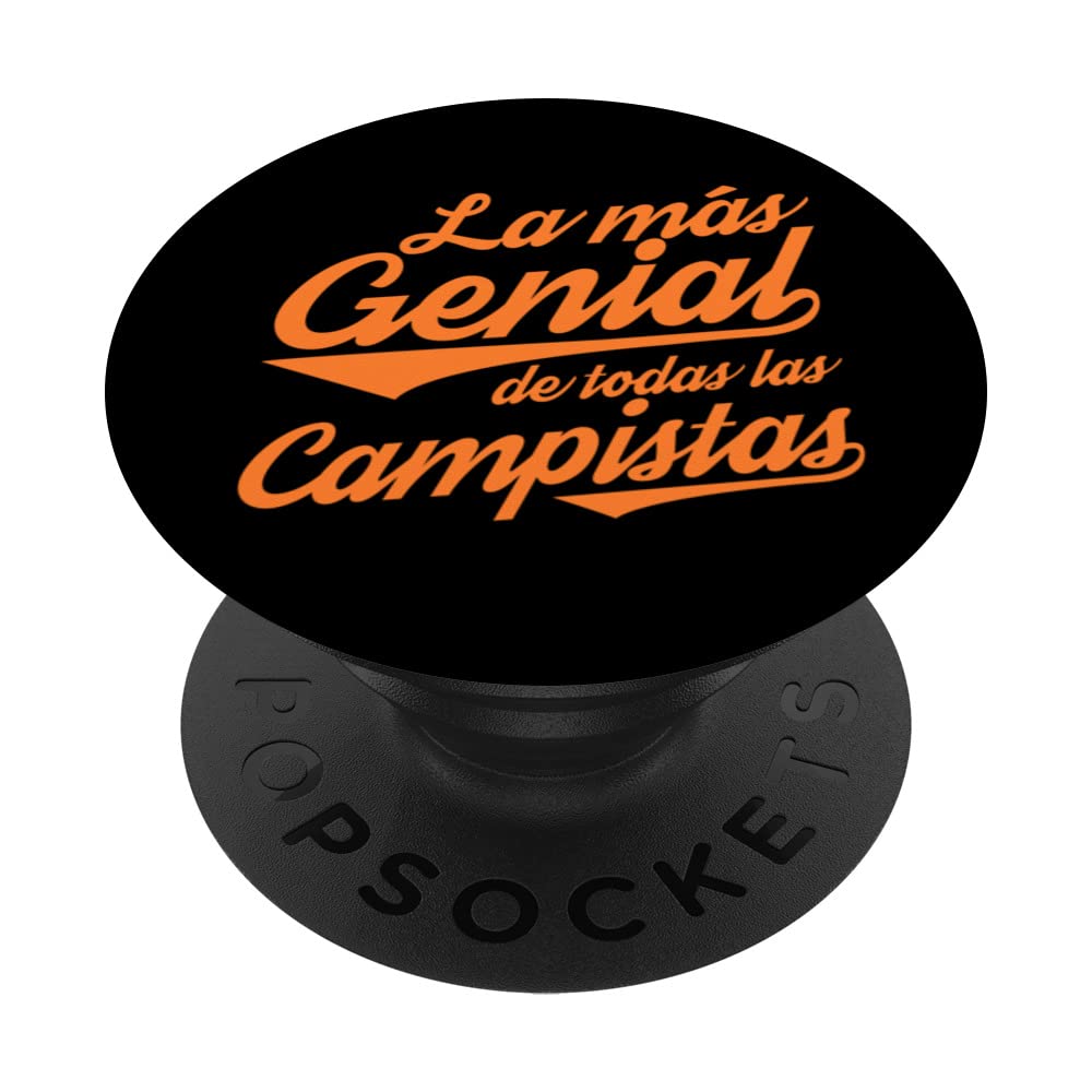 La más genial de todas las campistas, nostalgic retro design PopSockets Swappable PopGrip