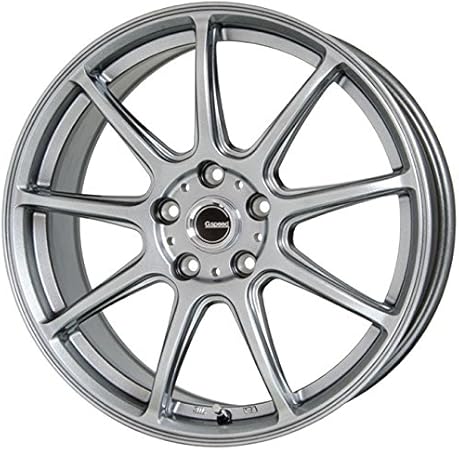 Amazon ホイール1本 単品 Hot Stuff G Speed G01 14インチ 5 5j Pcd 100 穴数 4 インセット 38 メタリックシルバー Msl ホイール 車 バイク