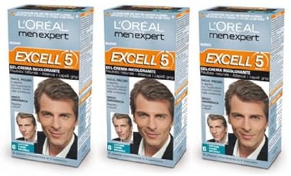 3 X L Oréal Loreal Paris Men Expert Excell 5 Capelli