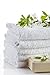 Zeppoli Wash Cloth Towels by Royal, 60-Pack, 100% Natural Cotton, 12 x 12, Soft and Absorbent, Machine Washable, White (60-Pack)