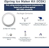 iSpring ICEK 6M Fridge Water Line Ice Maker Install Kit 1/4" RO Filter view 5