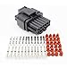 EMeskymall 2 Set 12Pin Way Car Auto Motorcycle Waterproof Electrical Wire Connector Plug