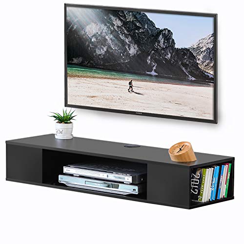 FITUEYES Floating TV Stand Shelf, Wall Mounted Entertainment Center Media Console Component
