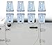 TOPNEW Chrome Door Hinge Covers Molding Trim Hood Hinge Kit for 2007 - 2016 Jeep Wrangler JK Unlimited 4 Door-8 Pcs