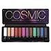 BYS Cosmic Eyeshadow Palette Tin with Mirror & Applicator 12 Shades Shimmer Unicorn Bold Bright Neon Galaxy