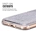iPhone 7 Case, ESEEKGO Floating Liquid Case for iphone 7 Soft Cover TPU Bumper Bling Bling Case (Silver)