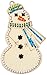 Bucilla Handmade Wood Stitchable Kit, 3 by 3-Inch, Shapes (Set of 8)