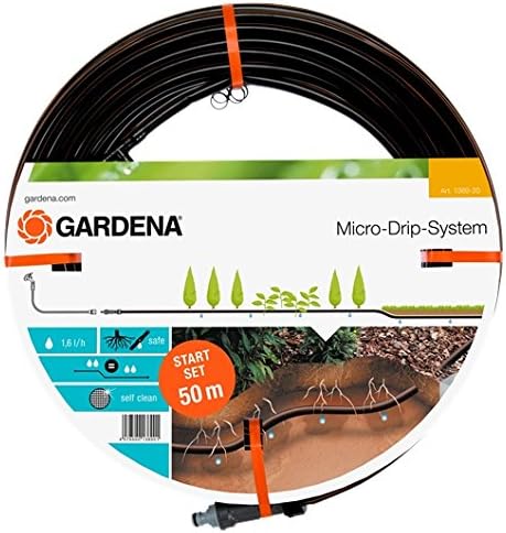 Gardena Start Set Tropfrohr Fur Pflanzenreihen Unterirdisch 13 7 Mm Wassersparender Tropfschlauch Zur Gezielten Gleichmassigen Bewasserung 1389 20 Amazon De Garten