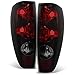 AKKON - For 2004-2012 Colorado Canyon Black Smoked Tail Lights Lamps Assembly Left + Right Replacement