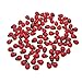 LJY 100 Pieces Mini Sized Ladybugs Shaped Stickers Miniature Ornament DIY Kit for Fairy Garden Dollhouse Plant Decor-Create Your Own Living
