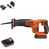 BLACK+DECKER 20V MAX* Cordless Reciprocating Saw Kit (BDCR20C)