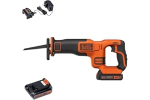 BLACK+DECKER 20V MAX* Cordless Reciprocating Saw Kit (BDCR20C)
