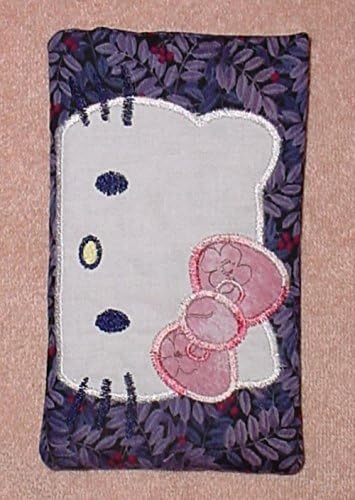 Kitty eyeglass sun glass case pouch holder