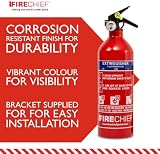 Firechief 1kg Multi Purpose ABC Fire Extinguisher with Bracket view 2