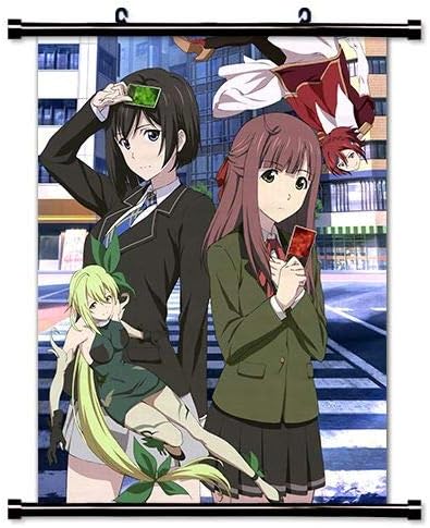 Amazon Com Lostorage Conflated Wixoss Anime Fabric Wall Scroll Poster 32 X 42 Inches A Lostorageconflat 7 L Posters Prints