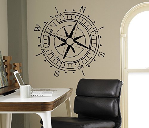 Compass Rose Wall Vinyl