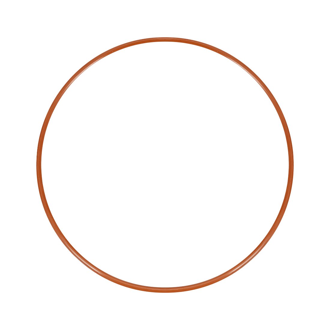 sourcingmap Silicone O-Ring, 125mm OD, 120.2mm ID, 2.4mm Width, VMQ Seal Rings Gasket, Red — image 1