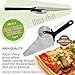 Delightly Pizza Cutter Slicer Wheel and Spatula Server Stainless Steel Razor Sharp Pizza Cutter