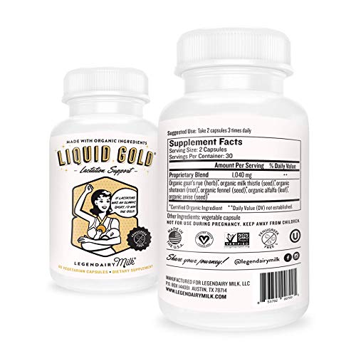 Organic Lactation BestSeller Bundle for Nursing and Pumping Moms (60 Count)