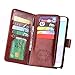 Note 5 Case, Galaxy Note 5 Case, Joopapa Galaxy Note 5 Wallet Case,Pu Leather Case Magnet Wallet Credit Card Holder Flip Cover Case Built-in 9 Card Slots & Stand Case for Samsung Galaxy Note 5 (Brown)