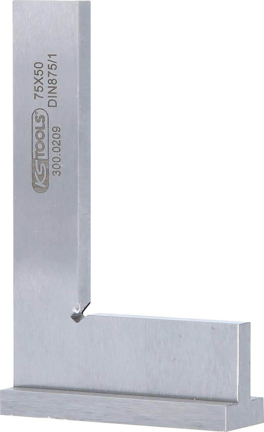KS Tools 300.0209 Square with stock DIN 875/1, 75mm