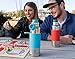 Pura Big Mouth Insulated Stainless Steel - Sport Water Bottle w/Silicone Sleeve for Warm & Cold Drinks, Plastic-Free, MadeSafe Certified, Medical-Grade Silicone for Kids & Adults – Red, 28oz