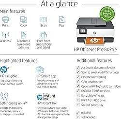 HP OfficeJet Pro 8025e All-in-One Wireless Color